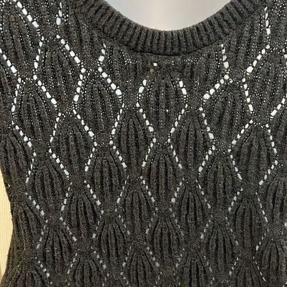 Abercrombie & Fitch scoop back black sweater size S - Picture 3 of 8